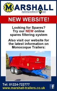 Marshall Agricultural Trailer Manufacturer - Farmers Weekly Advert 16/11/2012