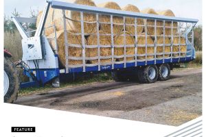 Bale Trailer with Easy Secure System