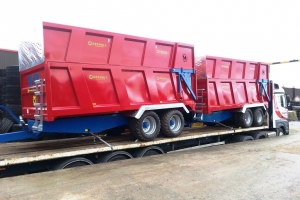 Two QM/12SS Silage Trailers