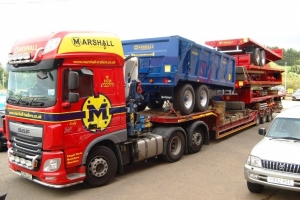 Marshall DAF Lorry & Load