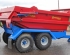QMD/10H 10 ton dump trailer from Marshall Trailers showing the rear hydraulic door and light guards.