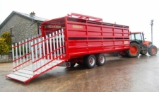Bespoke 25' Livestock Container - Hydraulic Sheep Deck Ramps