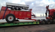 VES2500 Delivered to the Docks by the Marshall Lorry