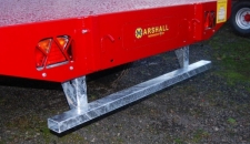 BC Range Galvanized Rear Crash Barrier - The rear crash barrier on all BC models is now galvanized as standard, improving its durability and life-span.