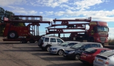 Marshall Lorry Leaving Fully-Loaded