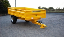 Industrial Yellow S/4 Drop-side Trailer