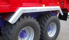 Bolt-on Mudguards - the mudguards on our QM range are now all bolt-on and galvanized as standard.