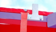 Rollover Cover Stops - these now rotate, allowing them to be rotating downwards to prevent damage when filling the trailer with a potato harvester.