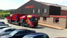 Marshall Lorry Loaded and Preparing to Leave