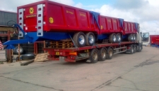 Three QM/11s Loaded on Lorry