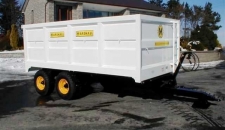 QM/8 Bespoke White Trailer for Local Council