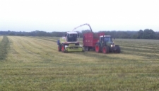 Marshall Monocoque Trailer on Silage at Lackham College