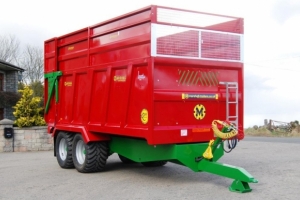 QM/1400 Monocoque Trailer Bespoke Green Chassis, Inspection Ladder