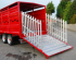 Marshall livestock trailer - loading ramp with low loading angle for easier and safer loading.