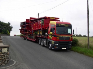 Marshall MAN Lorry away on Another Delivery