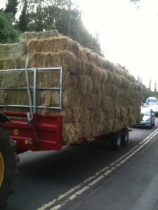 Marshall Agricultural BC/26-10ton Bale Trailer Transporting Bales