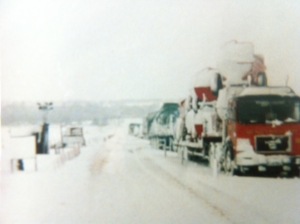 Marshall Lorry in the Snow