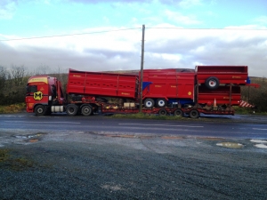 Marshall DAF Lorry Out On Deliveries