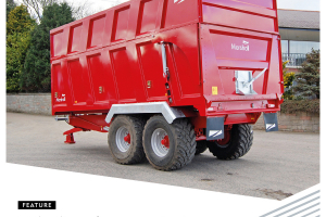 Silage Trailer Back View