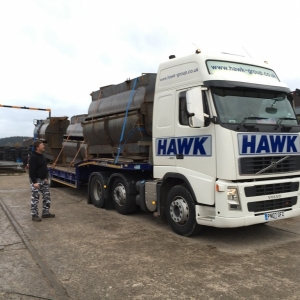 Lorry Load of Muckspreaders for Galvanizing