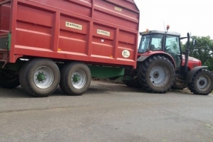 Owen Elliot's Marshall QM Silage Trailer