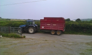 Simon Snape's Marshall Silage Trailer