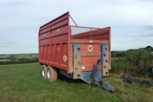 Steve Hooper's Marshall QM Silage Trailer