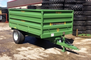 Bespoke Fendt Green S/4 Drop-side Trailer