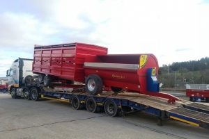 Container and Spreader Loaded