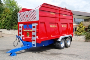 Marshall QM/11 Silage Trailer - Side