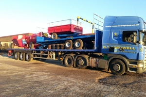 Lorry fully loaded