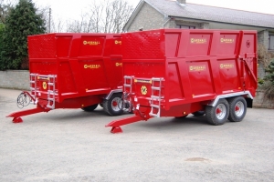 Two Bespoke QM/1200SS Silage Trailers