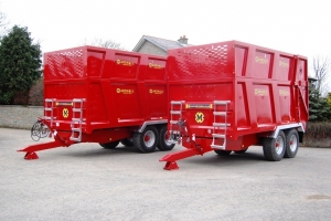 Two Bespoke QM/1200SS Silage Trailers