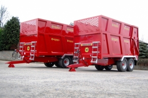 Two Bespoke QM/1200SS Silage Trailers