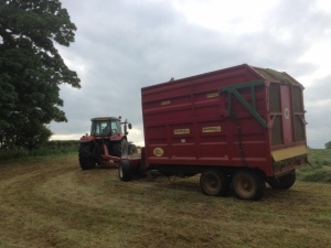 Jeff Simpkins' Marshall Silage Trailer