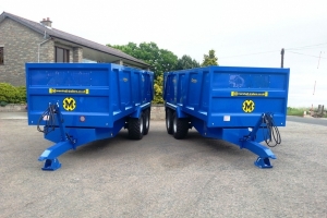 Two Bespoke QM/12 Grain Trailers