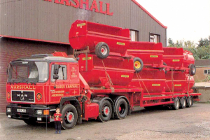 1994 lorry load of Marshall machinery