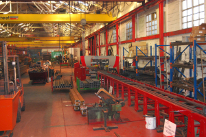 Factory with new overhead cranes, 2018.