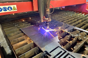 SAP software controls the two plasma cutters at Marshall Trailers.