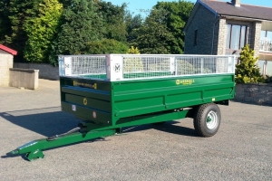 Bespoke S/6 Drop-side Trailer - Land Rover Green