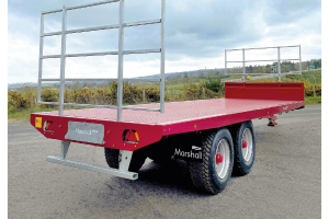Ladders on trailer