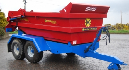 QMD/10H 10 ton dump trailer from Marshall Trailers.